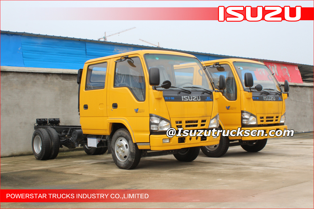 14m 16m ISUZU aerial dobule cab truck chassis for high altitude operation truck application