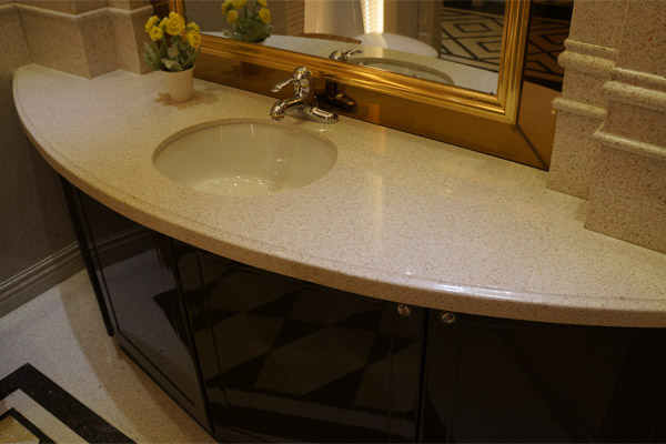 bathroom marble top