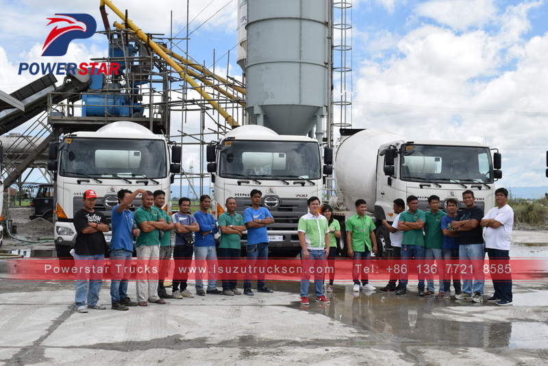 Philippines 6x4 10wheels HINO 10M3 Concrete Mixer Truck for sale Philippines 6x4 10wheels HINO 10M3 Concrete Mixer Truck for sale
