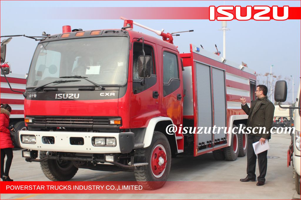 6*4 12000L Fire Truck Isuzu water foam Fire Vehicle supplier 6*4 12000L Fire Truck Isuzu water foam Fire Vehicle supplier