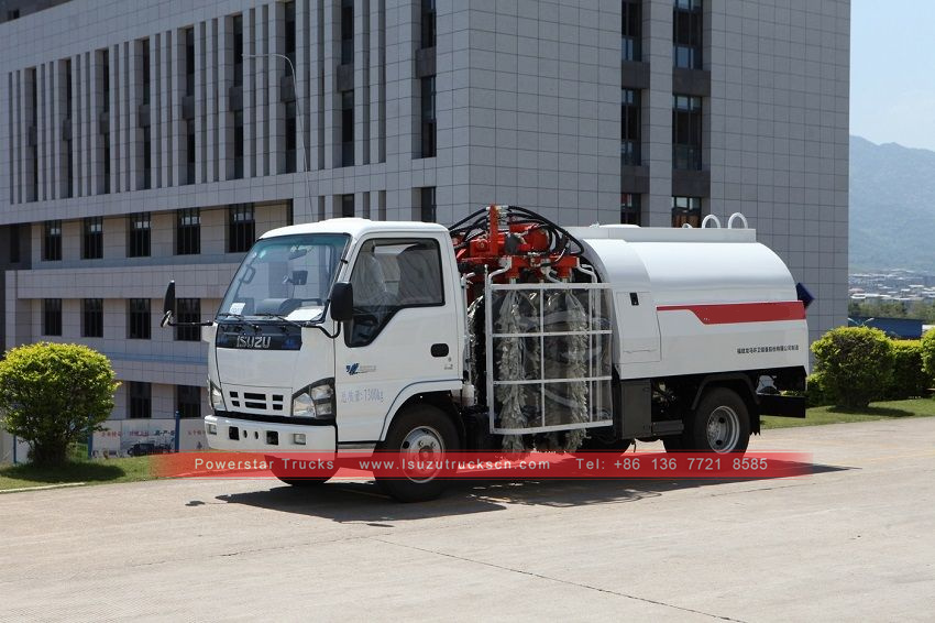 ISUZU Guardrail cleaning vehicle fence cleaning truck ISUZU Guardrail cleaning vehicle fence cleaning truck