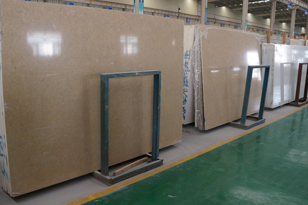 Beige marble slabs instock