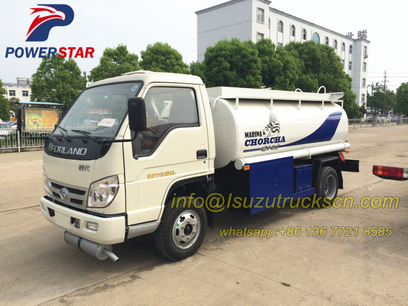 Customer made FOTON Forland Fuel delivery tank trucks Customer made FOTON Forland Fuel delivery tank trucks