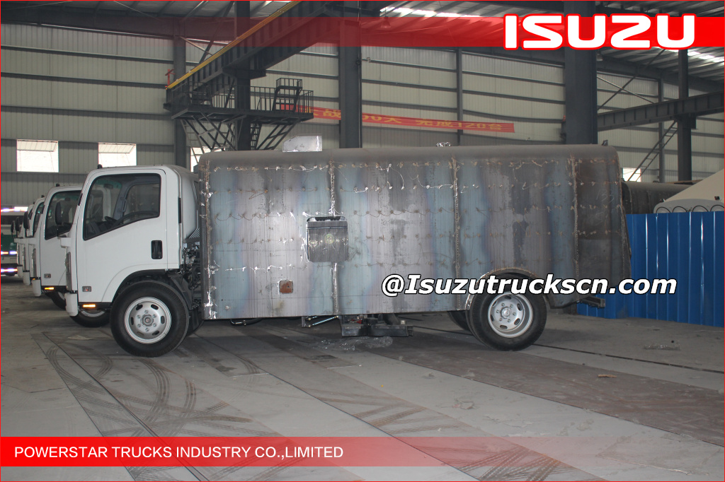 EFL Isuzu road clean vacuum sweeper truck industrial street sweeper Isuzu EFL Isuzu road clean vacuum sweeper truck industrial street sweeper Isuzu