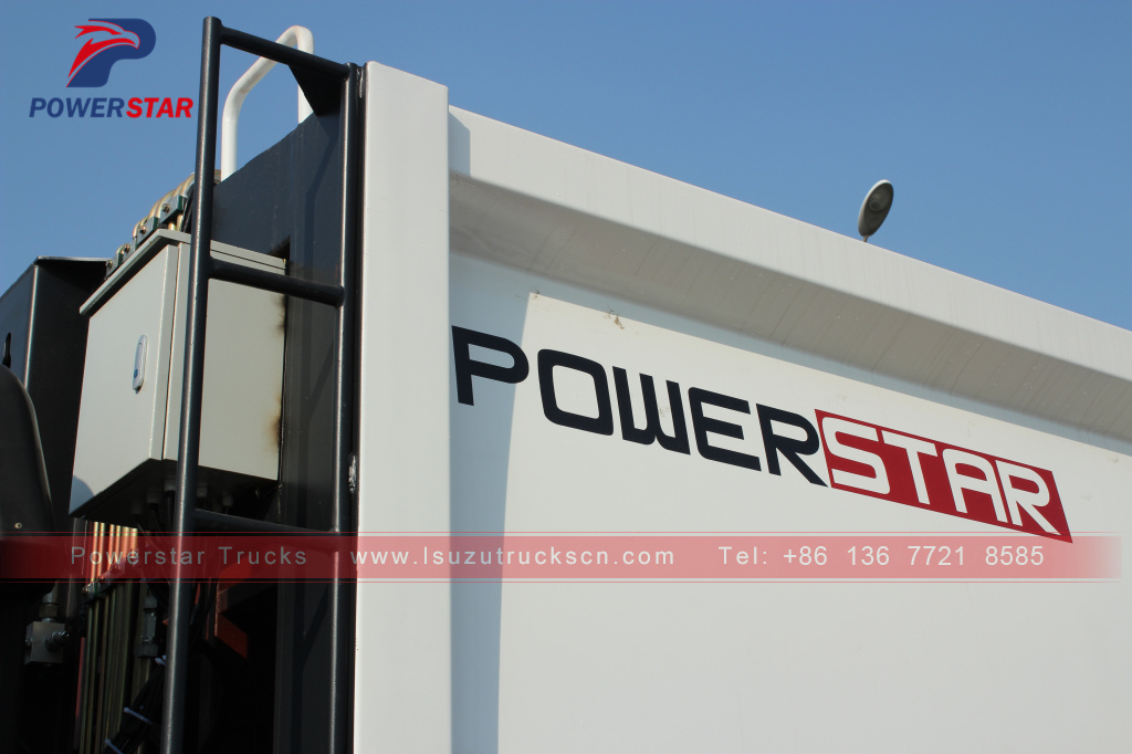 Powerstar ISUZU FVR Isuzu Garbage Vehicle Waste management Garbage Compactor Truck for philippines Powerstar ISUZU FVR Isuzu Garbage Vehicle Waste management Garbage Compactor Truck for philippines
