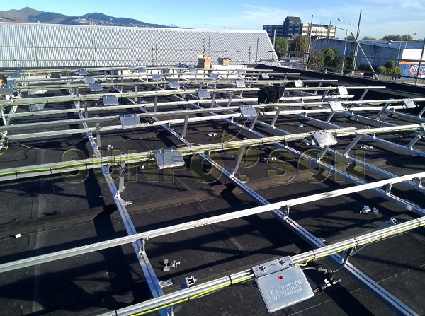 solar aluminum racking mount for flat roof solar aluminum racking mount for flat roof