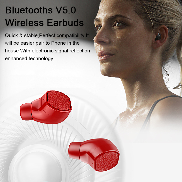 True Wireless Bluetooth 5.0 Earbuds True Wireless Bluetooth 5.0 Earbuds