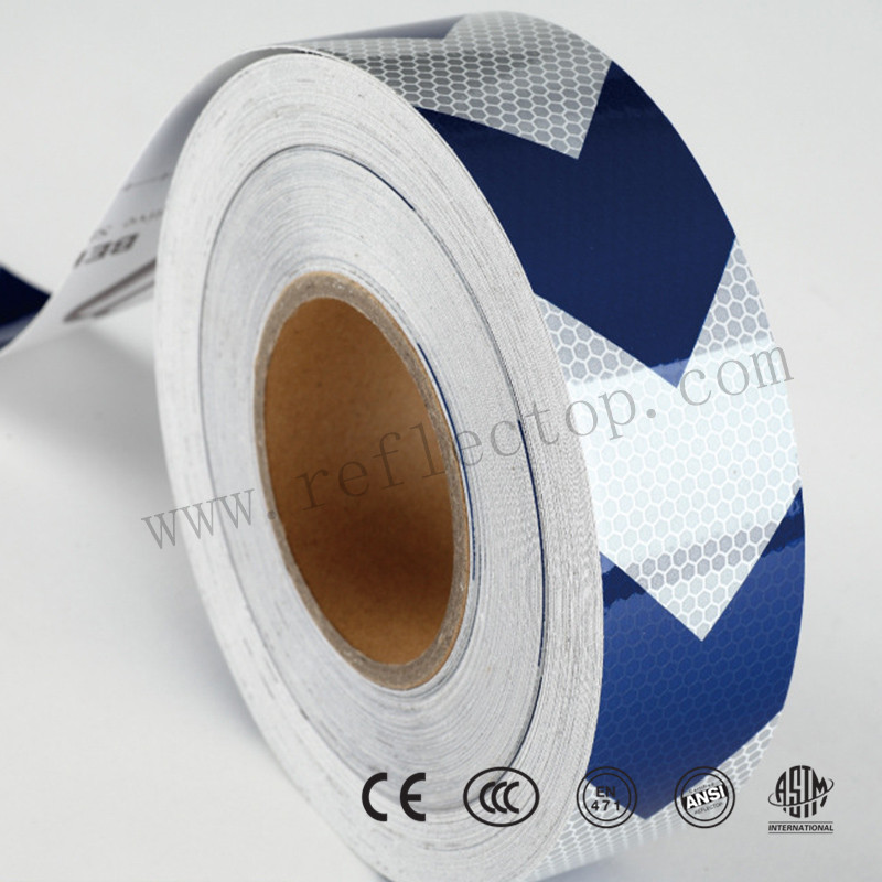 waterproof adhesive reflective arrow tape for vehicle