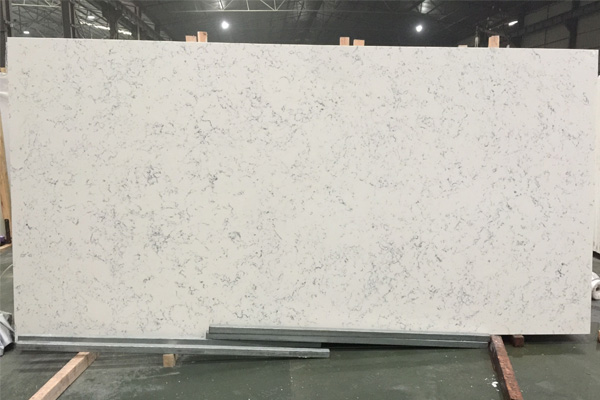 carrara vein quartz slab 