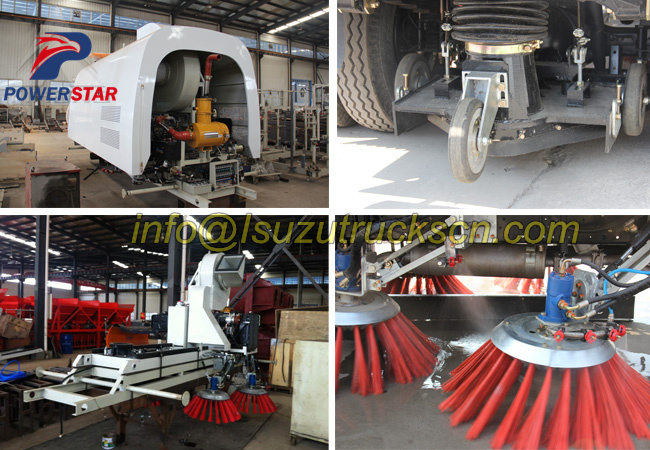 Road sweeper kit Street sweeping truck kit up structure Road sweeper kit Street sweeping truck kit up structure
