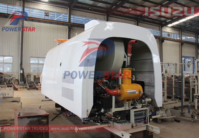 Road sweeper kit Street sweeping truck kit up structure Road sweeper kit Street sweeping truck kit up structure