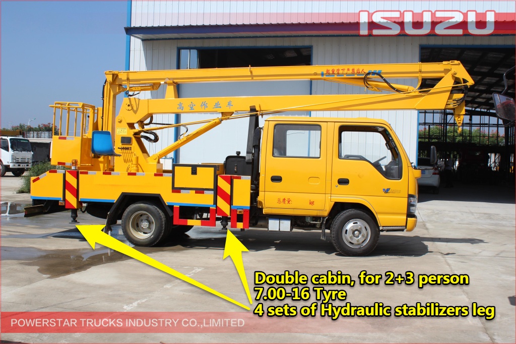 16m quality Isuzu Hydraulic Working Platform Vehicle 16m quality Isuzu Hydraulic Working Platform Vehicle