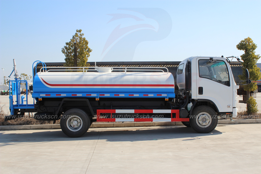 Japanese 7000L 8000L ELF Isuzu watering tanker cart street springkler truck Japanese 7000L 8000L ELF Isuzu watering tanker cart street springkler truck