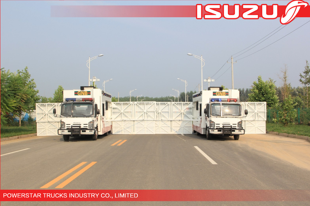 Japanese Isuzu Police Workshop Truck with guard for Emergency supplier Japanese Isuzu Police Workshop Truck with guard for Emergency supplier