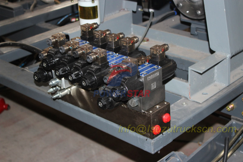 Solenoid valve group for Road sweeper super structure pictures Solenoid valve group for Road sweeper super structure pictures