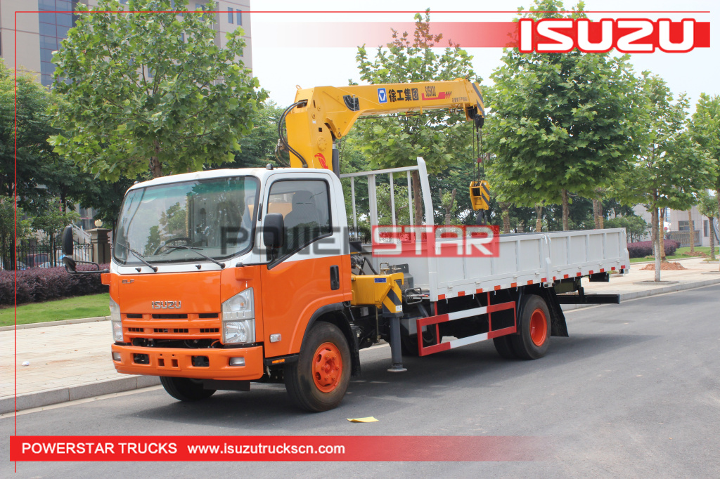 5ton Rwanda Isuzu Mobile Commercial Telescopic Boom Truck Mounted Crane 5ton Rwanda Isuzu Mobile Commercial Telescopic Boom Truck Mounted Crane
