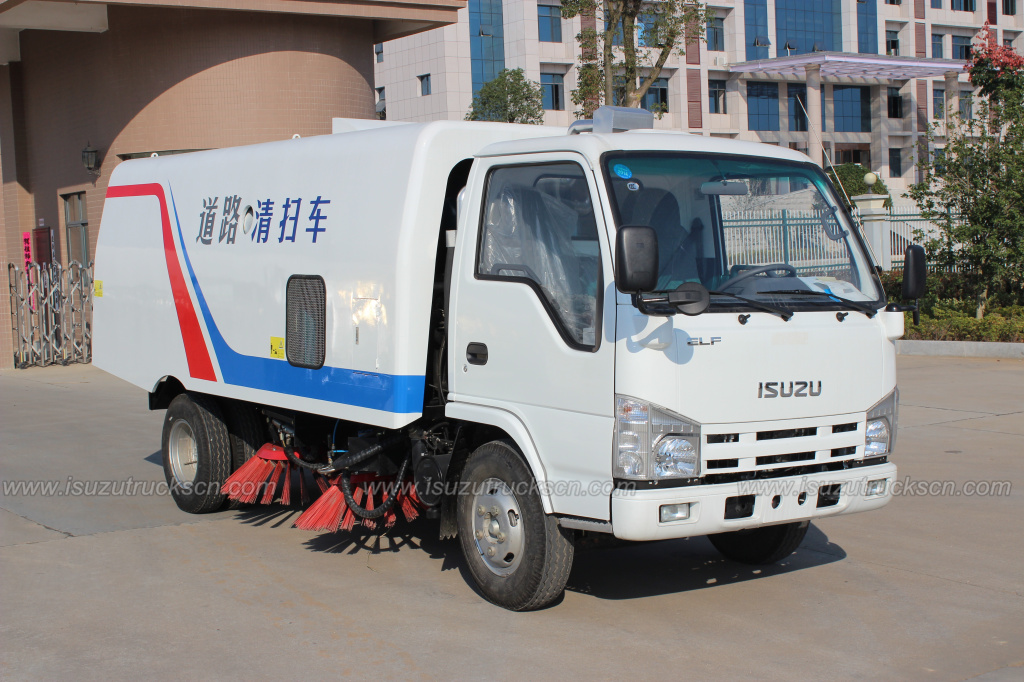ISUZU NKR 3cbm-5cbm Isuzu Road Sweeping Vehicle ISUZU NKR 3cbm-5cbm Isuzu Road Sweeping Vehicle