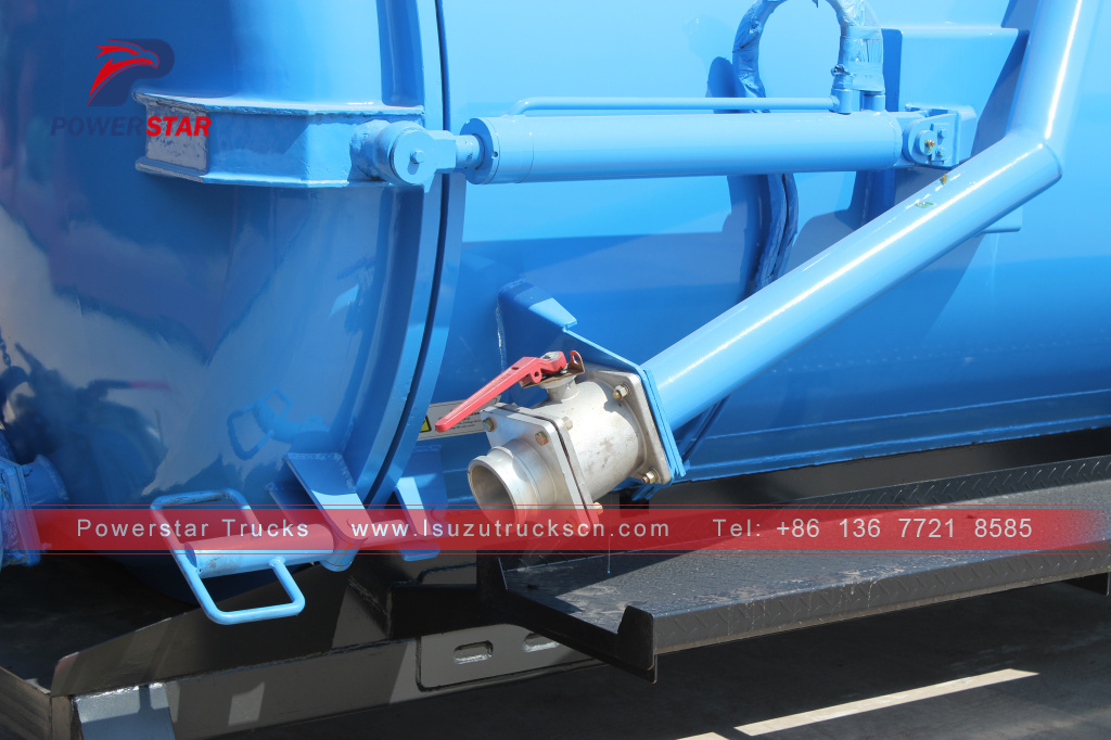 6,000L Sewage vacuum pump tanker truck super structure body kit 6,000L Sewage vacuum pump tanker truck super structure body kit