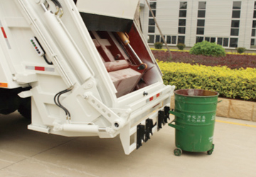 bin hopper for garbage compactor truck