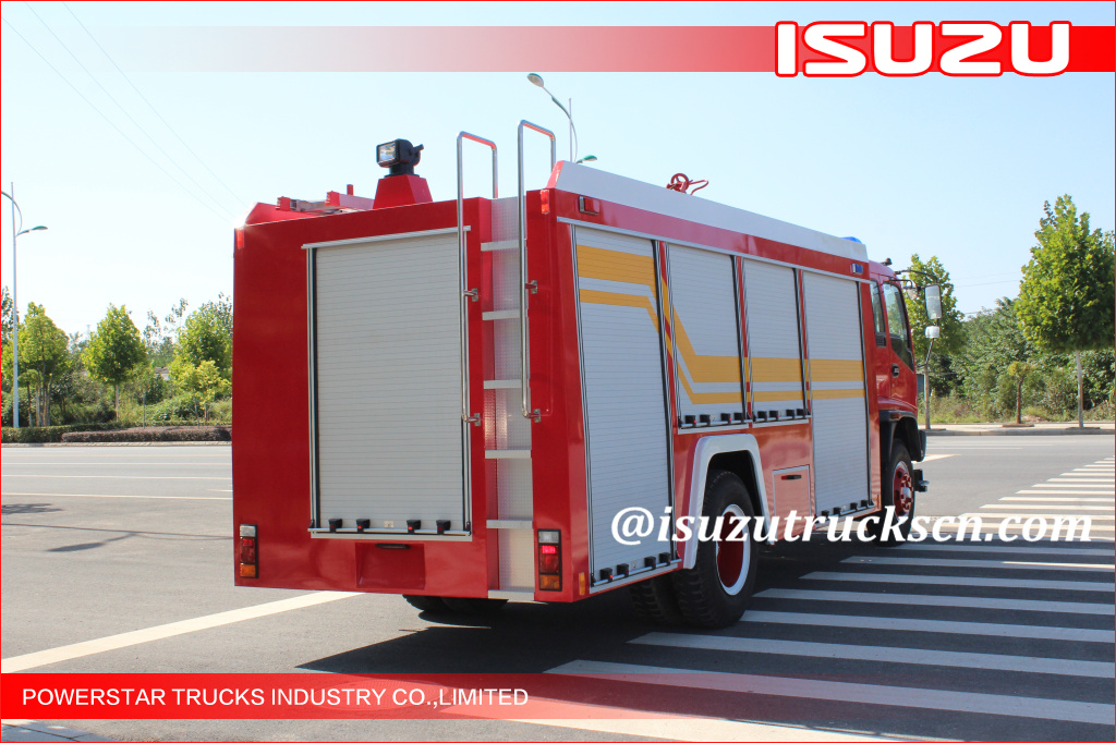 4x2 5000L Single cabin Water Foam Fire Truck Isuzu 4x2 5000L Single cabin Water Foam Fire Truck Isuzu