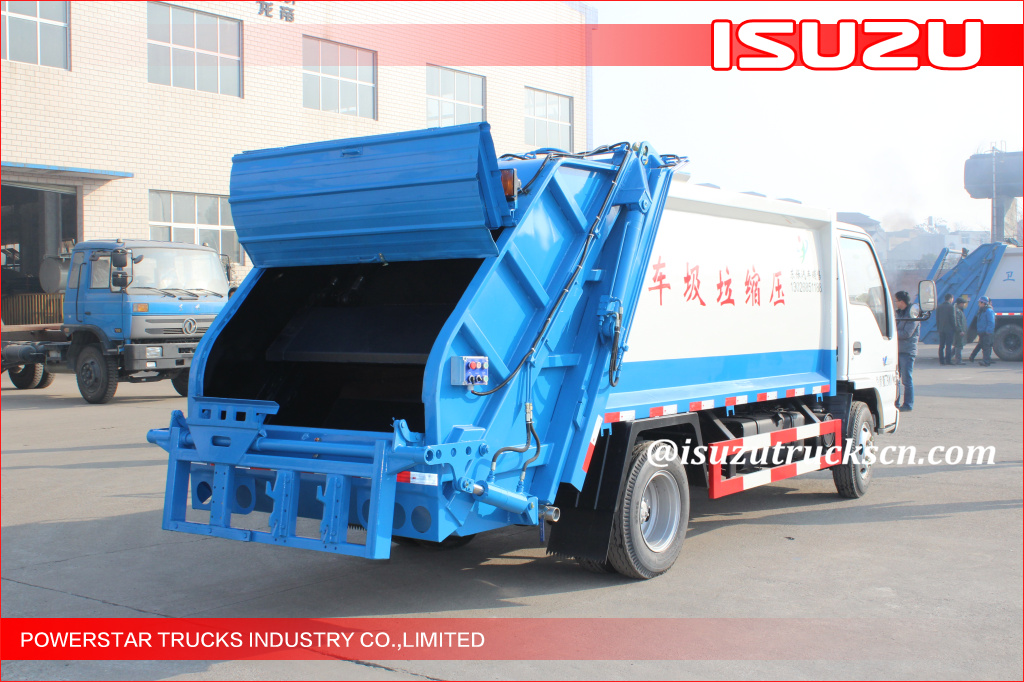 3cbm-5cbm ISUZU NKR Truck Garbage Compactor Supplier 3cbm-5cbm ISUZU NKR Truck Garbage Compactor Supplier