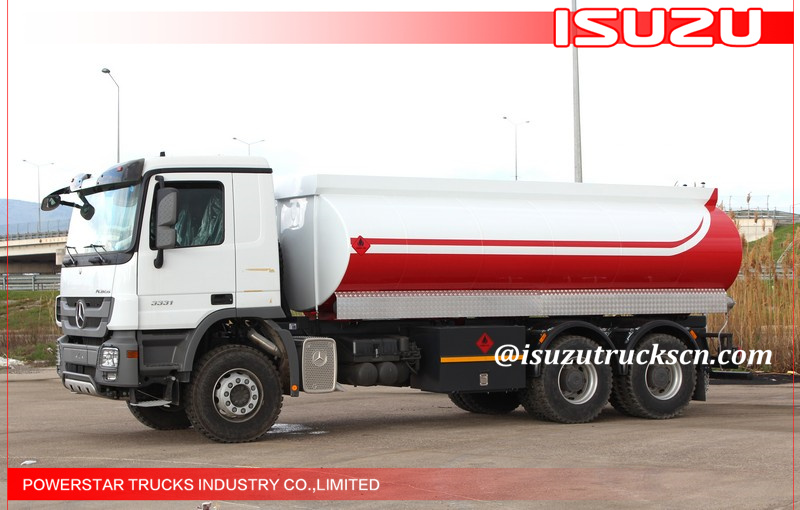 10000L FTR FVR Oil Tank Truck 4x2 Isuzu Liquid Tanker For Gas Stations