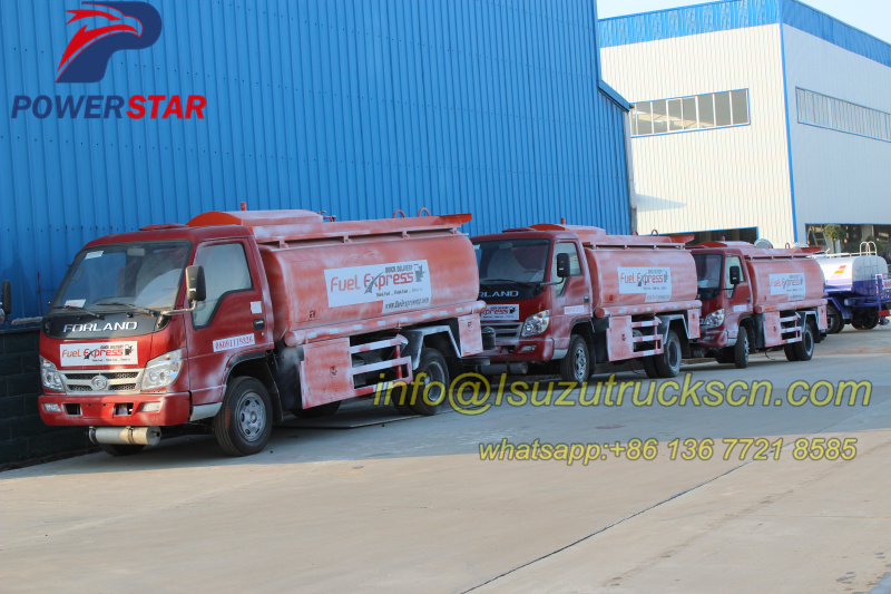 Customer made FOTON Forland Fuel delivery tank trucks Customer made FOTON Forland Fuel delivery tank trucks