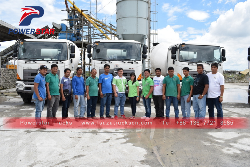 Philippines 6x4 10wheels HINO 10M3 Concrete Mixer Truck for sale Philippines 6x4 10wheels HINO 10M3 Concrete Mixer Truck for sale