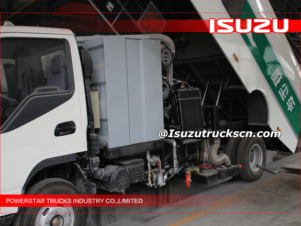 EFL Isuzu road clean vacuum sweeper truck industrial street sweeper Isuzu EFL Isuzu road clean vacuum sweeper truck industrial street sweeper Isuzu