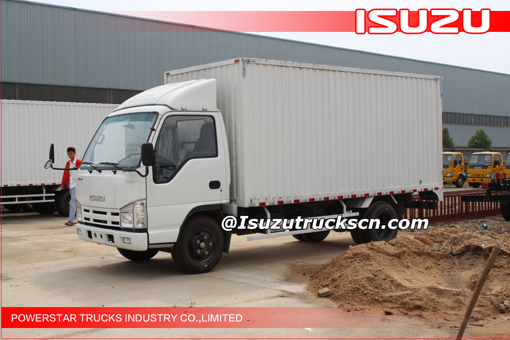 Isuzu ELF 100p 5 Ton Van Truck, Box Truck, Cargo Truck Isuzu ELF 100p 5 Ton Van Truck, Box Truck, Cargo Truck