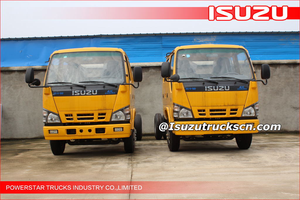 14m 16m ISUZU aerial dobule cab truck chassis for high altitude operation truck application