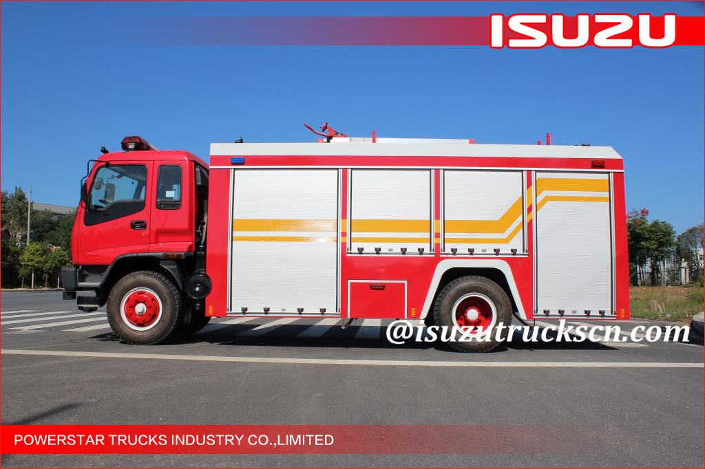4x2 5000L Single cabin Water Foam Fire Truck Isuzu 4x2 5000L Single cabin Water Foam Fire Truck Isuzu