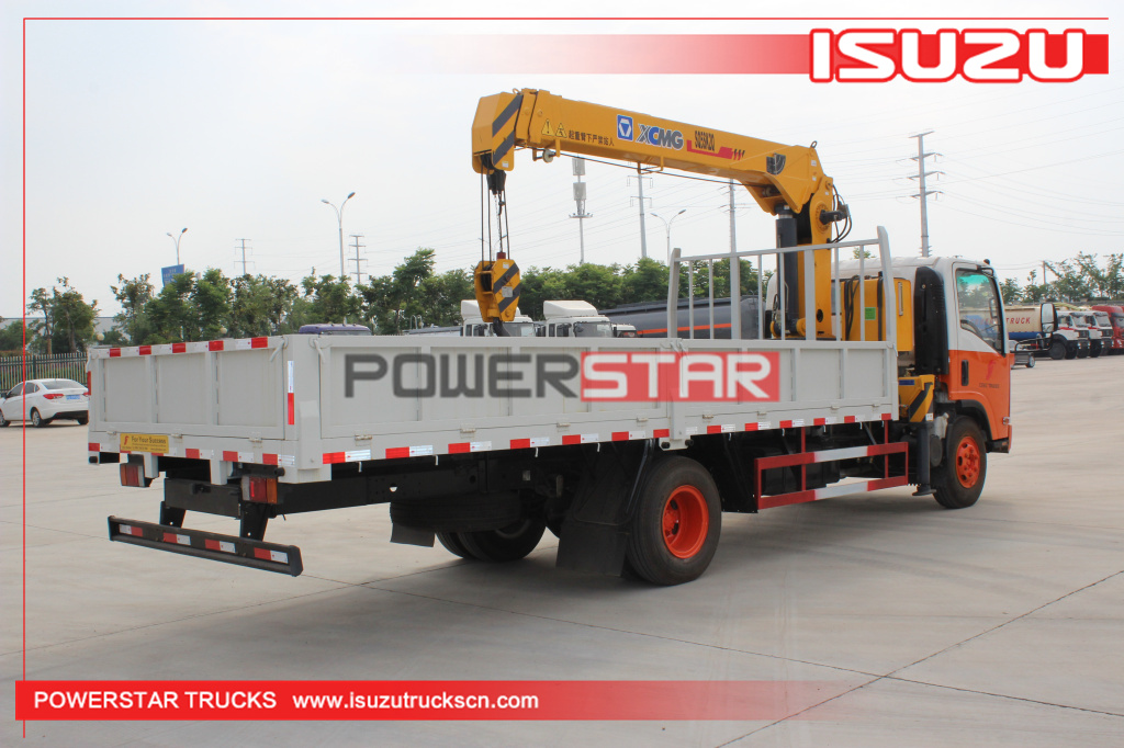 5ton Rwanda Isuzu Mobile Commercial Telescopic Boom Truck Mounted Crane 5ton Rwanda Isuzu Mobile Commercial Telescopic Boom Truck Mounted Crane