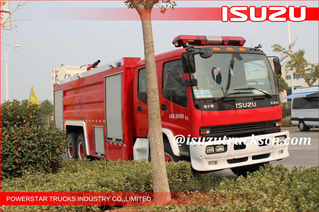  6x4 Big Capacity 15000L Water Type Fire Truck ISUZU