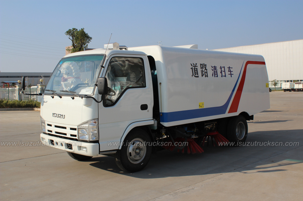 ISUZU NKR 3cbm-5cbm Isuzu Road Sweeping Vehicle