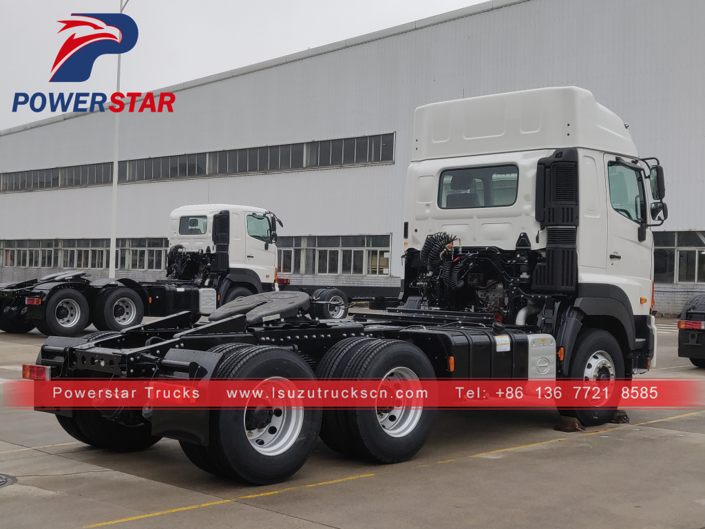 Myanmar market Japan HINO700 6x4 trailer haulage tractor truck for sale Myanmar market Japan HINO700 6x4 trailer haulage tractor truck for sale