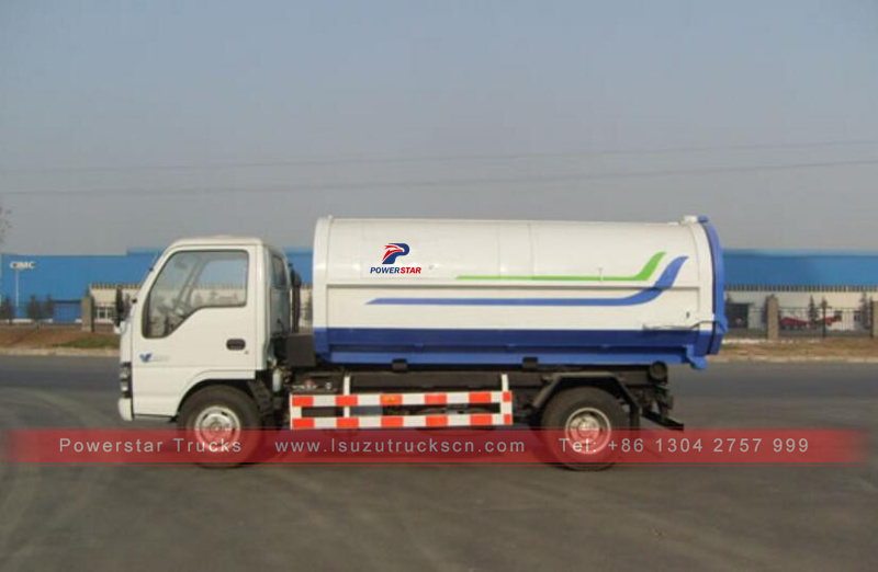Japan brand Hook Lift Arm Roll Garbage Truck Isuzu 3Tons Japan brand Hook Lift Arm Roll Garbage Truck Isuzu 3Tons