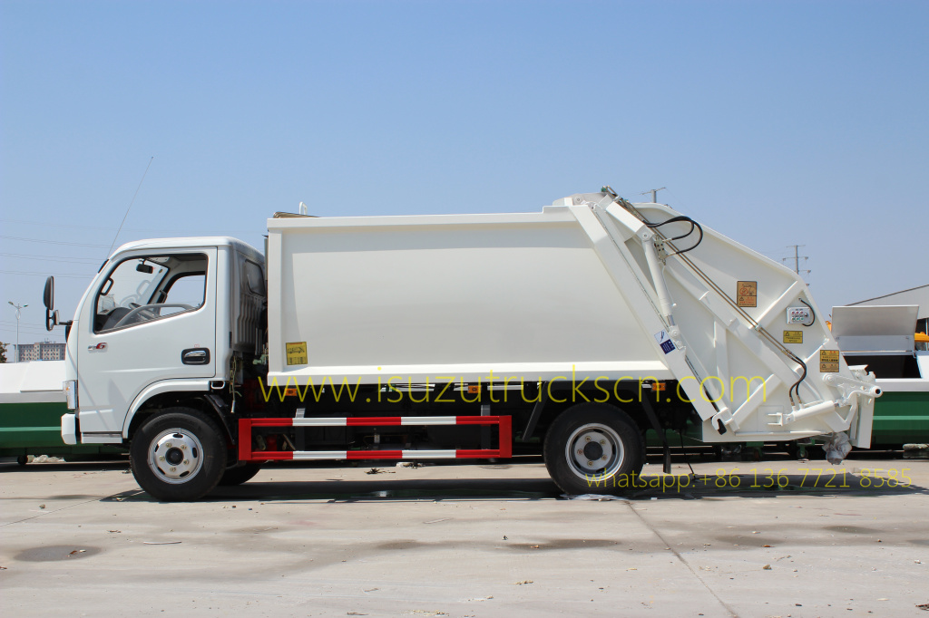  specifications and pictures for Rubbish Compacting Truck Dongfeng 5 CBM