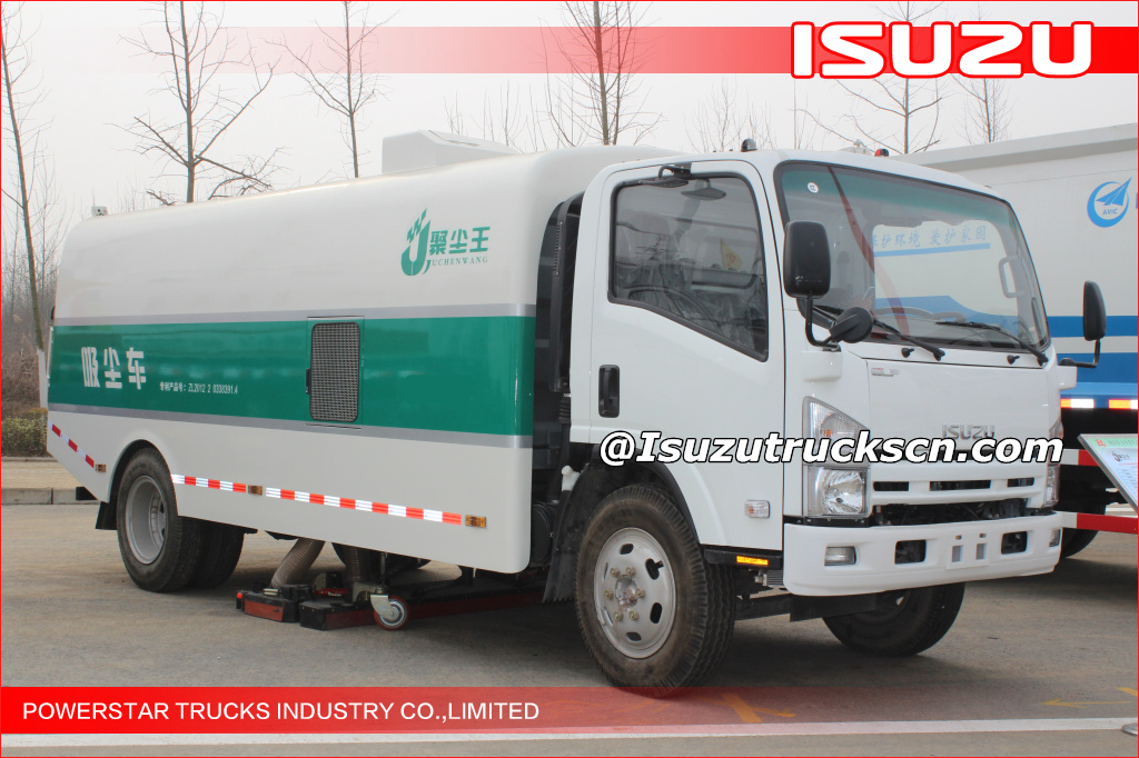 EFL Isuzu road clean vacuum sweeper truck industrial street sweeper Isuzu EFL Isuzu road clean vacuum sweeper truck industrial street sweeper Isuzu