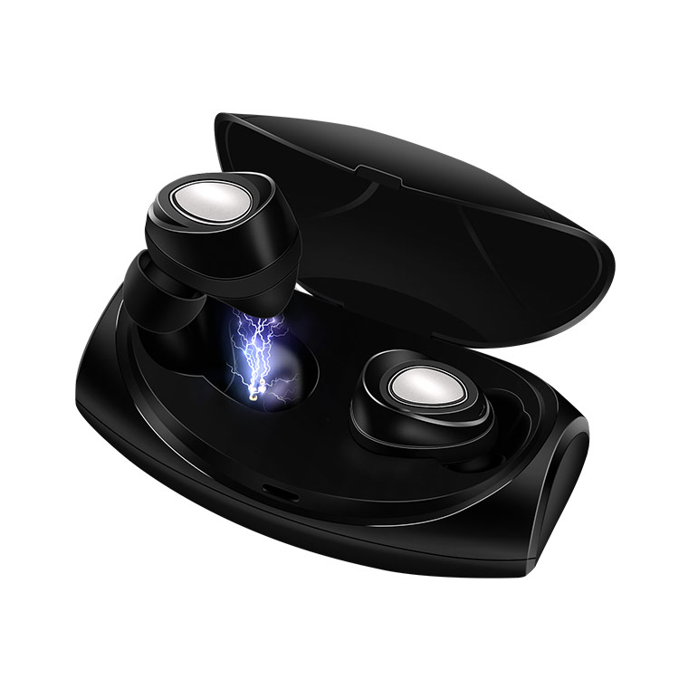 Wireless earbuds with mic and charging box Wireless earbuds with mic and charging box