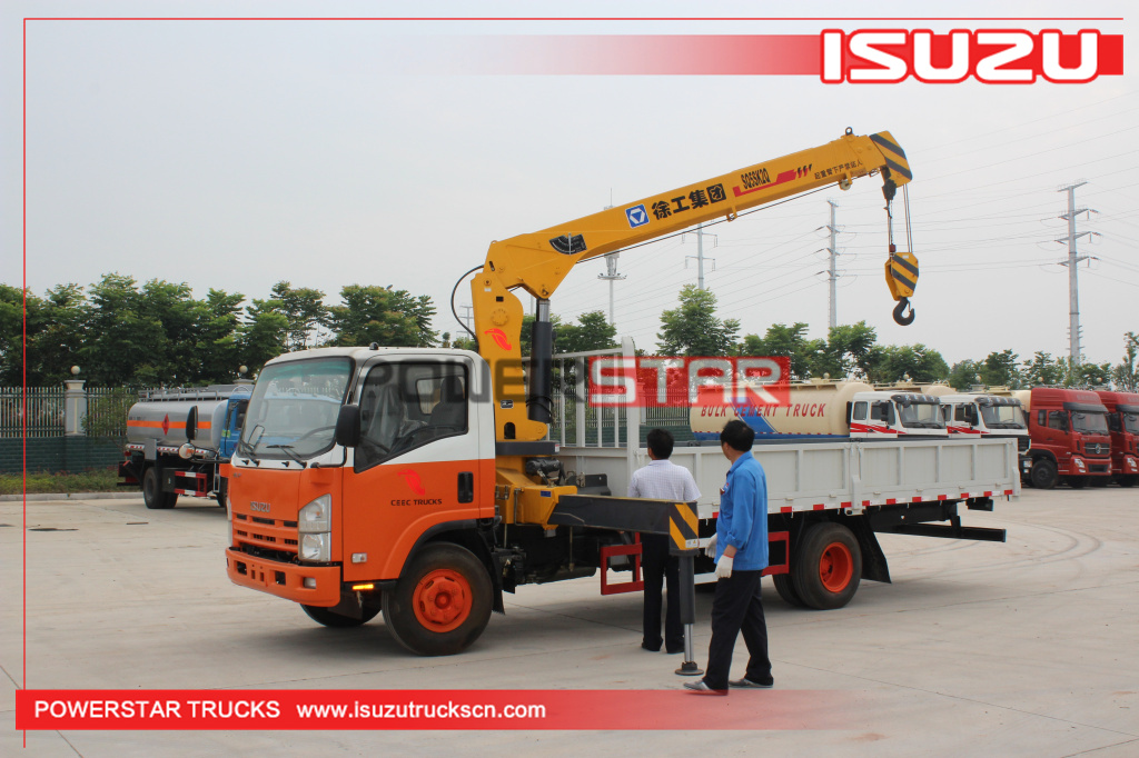 5ton Rwanda Isuzu Mobile Commercial Telescopic Boom Truck Mounted Crane 5ton Rwanda Isuzu Mobile Commercial Telescopic Boom Truck Mounted Crane