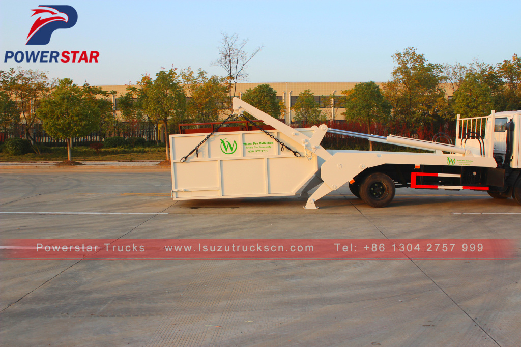3tons 5tons side loader Isuzu swing arm container garbage truck 3tons 5tons side loader Isuzu swing arm container garbage truck