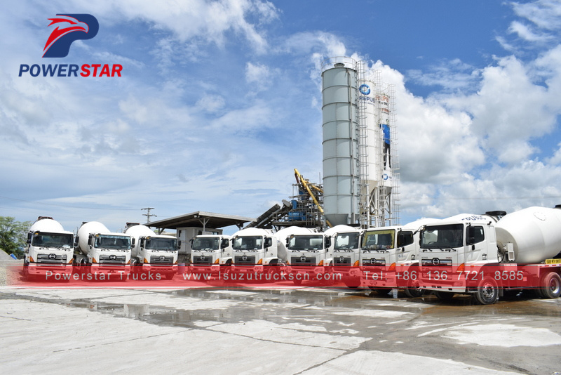 Philippines 6x4 10wheels HINO 10M3 Concrete Mixer Truck for sale Philippines 6x4 10wheels HINO 10M3 Concrete Mixer Truck for sale