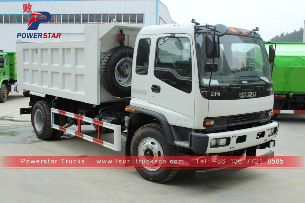 Philippines ISUZU FVR 4X2 300hp 6 wheel dump trucks tipper truck for sale Philippines ISUZU FVR 4X2 300hp 6 wheel dump trucks tipper truck for sale