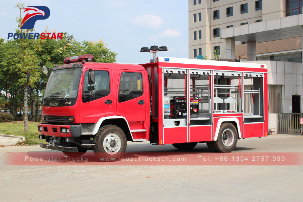 2018 good quality Isuzu Emergency Rescue Vehicle Fire Truck for sale