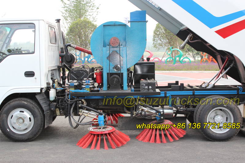 Road Sweeper Truck Isuzu simple structure