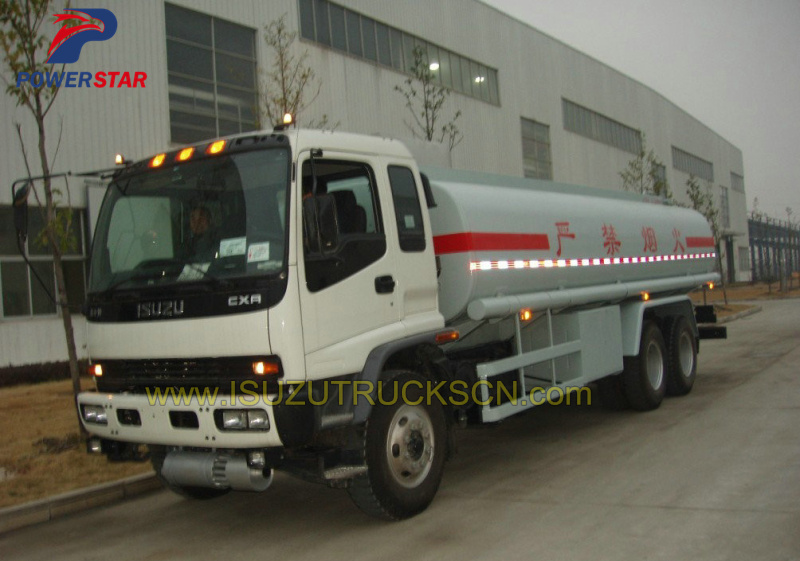 Customer made 20,000L fuel tanker truck Isuzu detail pictures Customer made 20,000L fuel tanker truck Isuzu detail pictures