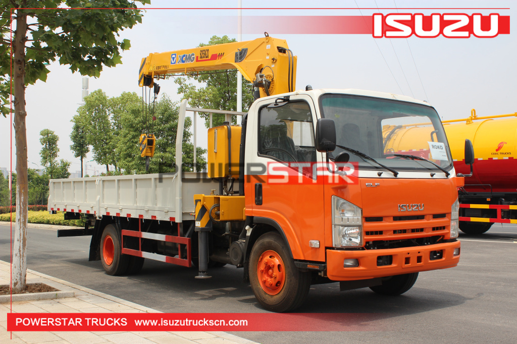 5ton Rwanda Isuzu Mobile Commercial Telescopic Boom Truck Mounted Crane for sale 5ton Rwanda Isuzu Mobile Commercial Telescopic Boom Truck Mounted Crane for sale