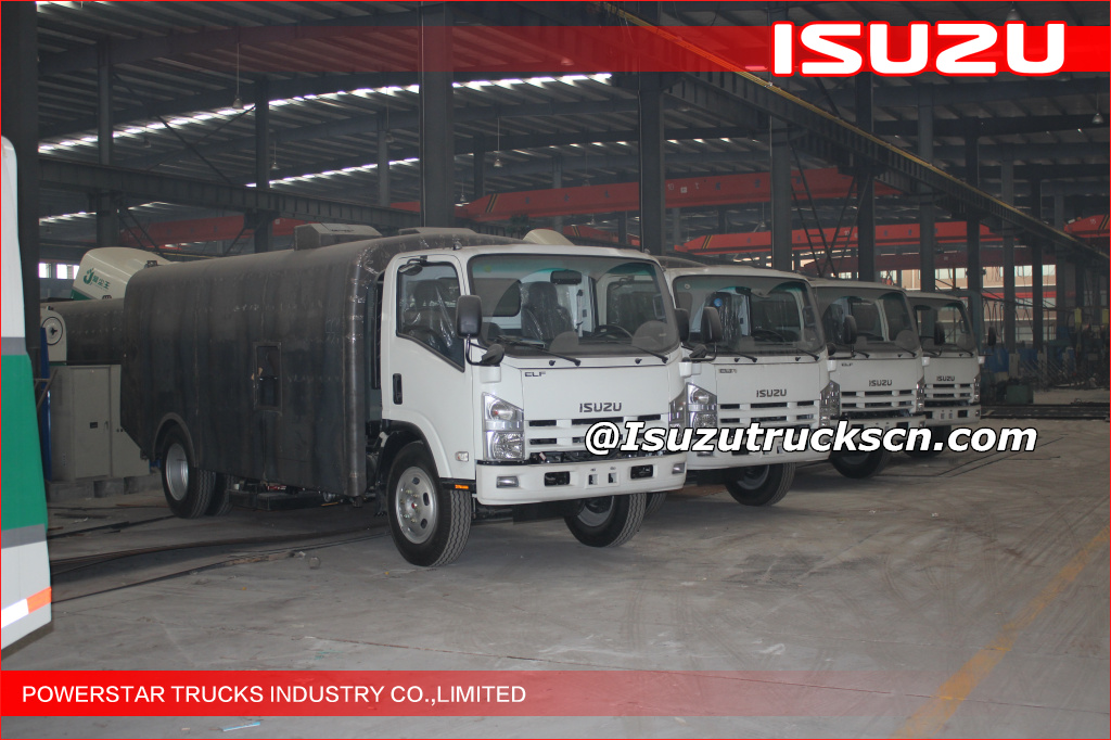 EFL Isuzu road clean vacuum sweeper truck industrial street sweeper Isuzu EFL Isuzu road clean vacuum sweeper truck industrial street sweeper Isuzu