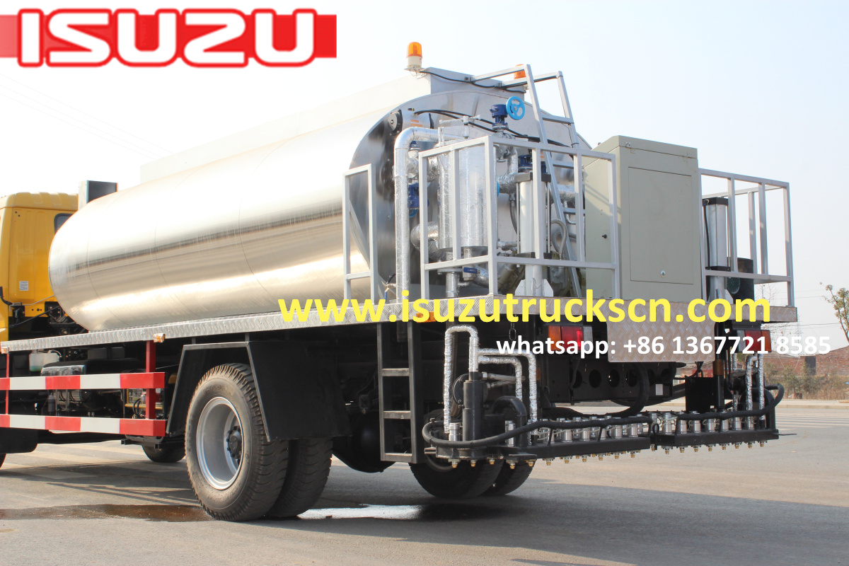 10000L Myanmar Japanese ISUZU FTR Automatic Bitumen Transportation Tank/Asphalt Transportation Tank Truck 10000L Myanmar Japanese ISUZU FTR Automatic Bitumen Transportation Tank/Asphalt Transportation Tank Truck
